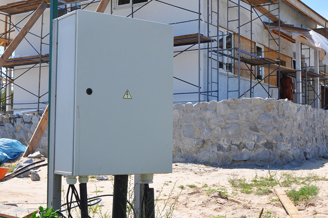 Baustrom bei Elektro Dinaj in Tübingen