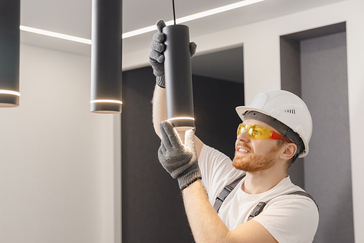 Innen­beleuchtung bei Elektro Dinaj in Tübingen