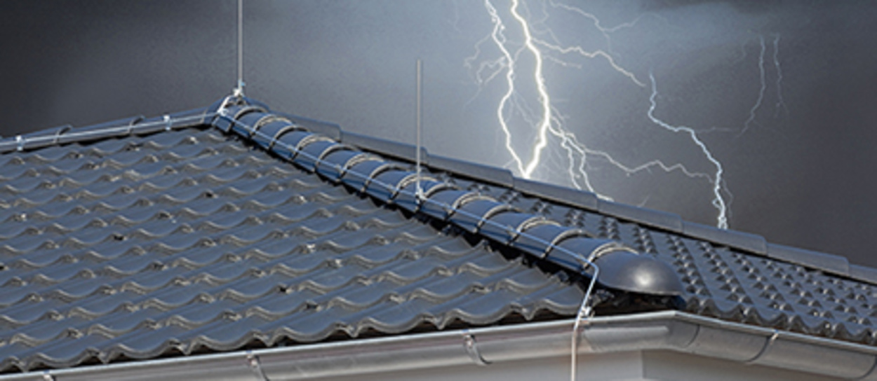 Äußerer Blitzschutz bei Elektro Dinaj in Tübingen